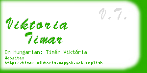 viktoria timar business card